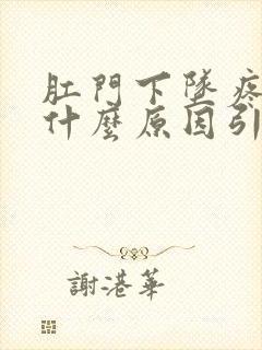 肛门下坠疼痛是什么原因引起的