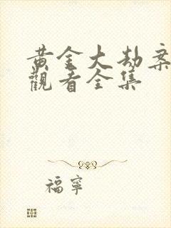 黄金大劫案免费观看全集封面