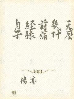 月经前几天小肚子胀痛什么原因