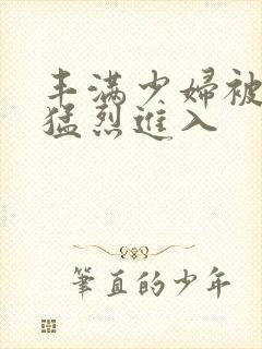 丰满少妇被粗大猛烈进入