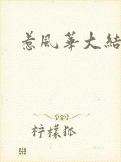 惹风华大结局