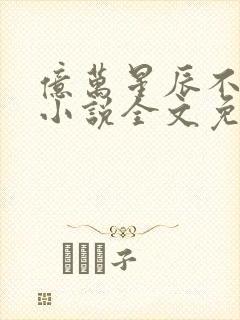 亿万星辰不及你小说全文免费阅读无弹窗封面