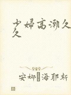 少妇高潮久久久久