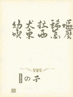 幼犬拉稀呕吐不吃东西怎么办