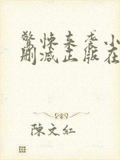 惊悚来袭小说无删减正版在线阅读封面