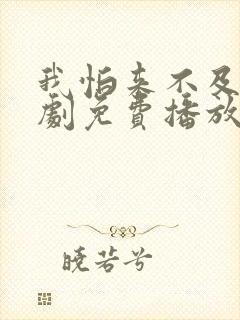 我怕来不及电视剧免费播放全集