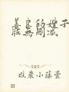 善良的嫂子完整版无删减封面