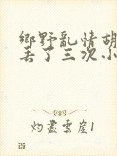 乡野乱情胡秀英丢了三次小说