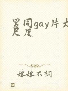 男同gay片大尺度封面