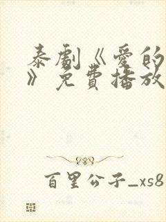 泰剧《爱的着陆》免费播放