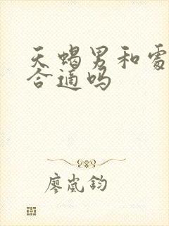 天蝎男和处女女合适吗