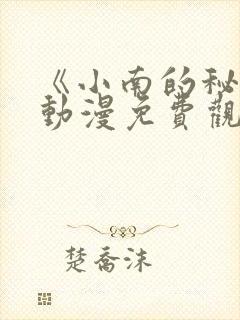 《小南的秘密》动漫免费观看全集