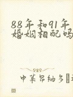 88年和91年婚姻相配吗封面
