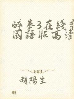 醉拳3在线观看国语版高清