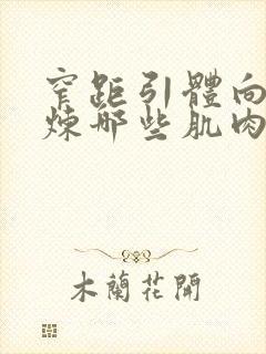 窄距引体向上锻炼哪些肌肉