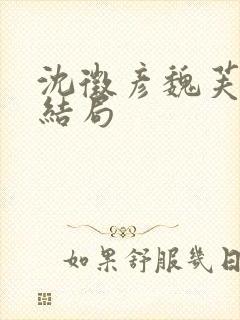 沈徵彦魏芙宜大结局