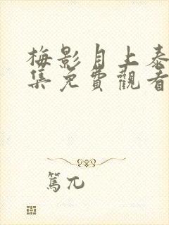 梅影月上泰剧全集免费观看