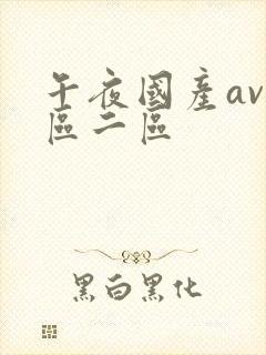 午夜国产av一区二区