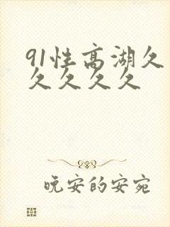 91性高湖久久久久久久