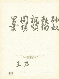 男同调教帅哥奴隶视频狗奴微博