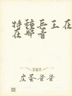 特种兵王在山村在哪看