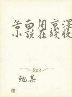 告白周京泽许随小说在线收听免费