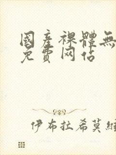 国产裸体无遮挡免费网站