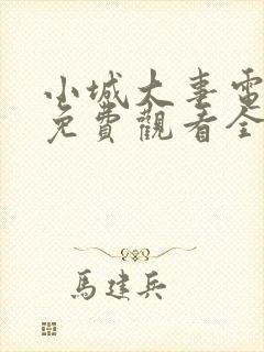 小城大事电视剧免费观看全集高清26