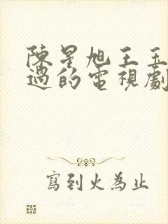 陈星旭王玉雯演过的电视剧