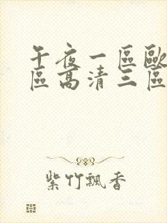 午夜一区欧美二区高清三区