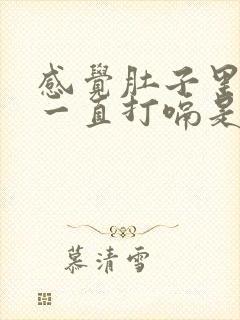 感觉肚子里有气一直打嗝是怎么回事封面