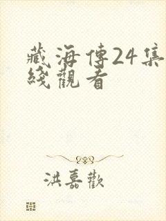 藏海传24集在线观看