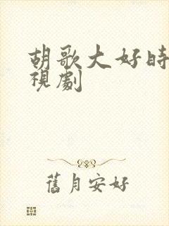 胡歌大好时光电视剧