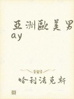 亚洲欧美男同gay