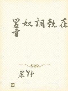 男奴调教在线观看封面