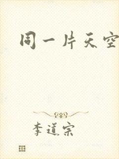 同一片天空泰剧