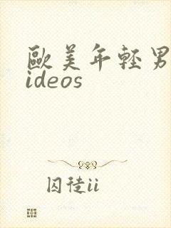 欧美年轻男男videos
