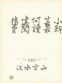 杨伟何芸小说免费阅读最新章节封面