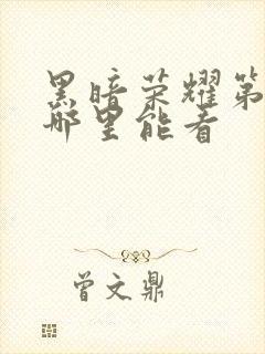 黑暗荣耀第一季哪里能看封面