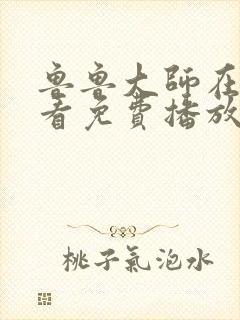 鲁鲁大师在线观看免费播放电视剧