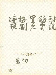 暗格里的秘密电视剧免费观看第21集