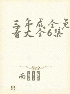 三年成全免费观看大全6集