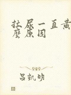 拉尿一直黄是什么原因