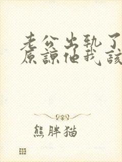 老公出轨了让我原谅他我该怎么做封面