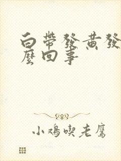 白带发黄发臭怎么回事封面