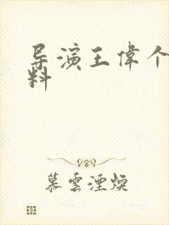 导演王伟个人资料