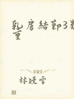 乳房结节3类严重