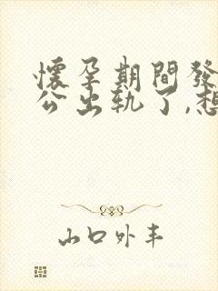 怀孕期间发现老公出轨了,想离婚要怎么做