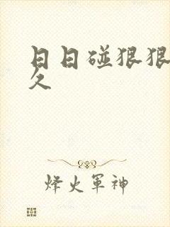 日日碰狠狠躁久久