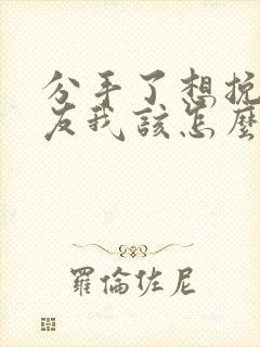 分手了想挽回男友我该怎么做